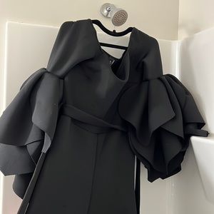 Full body. Wide leg. Dramatic arms jumpsuit